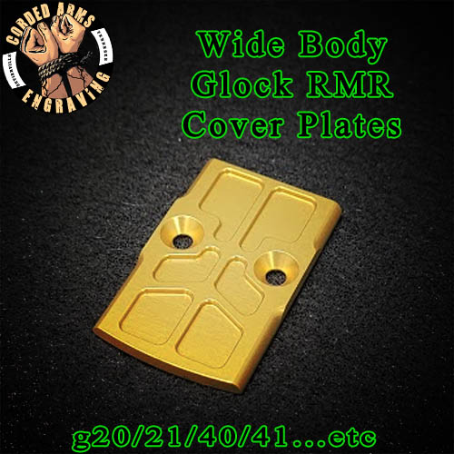 WIDE Slide RMR Cover Plate Rounded